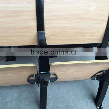 Cheap Attached Folding College School Student Desk and Chair HXFD002 photo-5