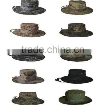 cotton/polyester foldable camping sun hats army military caps hats