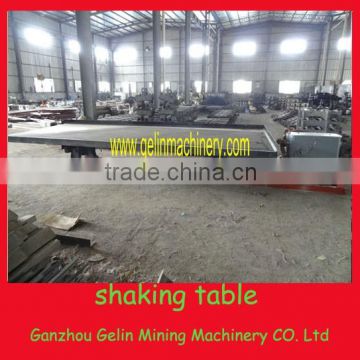 China leading gravity 6-S alluvial Shaking table for Ghana