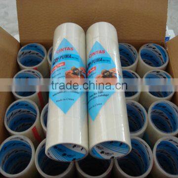 Export to Peru 45mic*48mm*100m Clear Cintas Adhesivas Tape