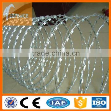 Cheap Galvanized Razor Barbed Wire Fence