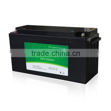 Hot Selling TOPBAND 24V 100Ah LiFePO4 Battery Pack for various applications