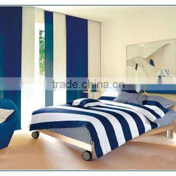 Blue & white luxury bedding set cotton bedding set