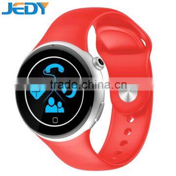 Newest Round Screen Smartwatch Phone MTK2502 Heart Rate Monitor Music Bluetooth Pedometer Camera Water-resistant watch phone