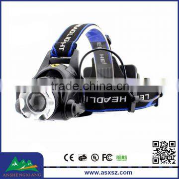 Wholesale OEM A9 Withe Light Led Headlamp,XML T6 LED 1800 lumens 3 Mode 4*AA Battery Rechargeable LED Headlamp