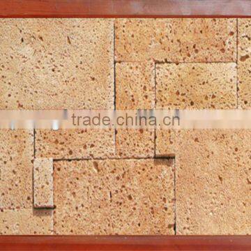 travertine stone fake stone wall/walling stone/exterior wall tile