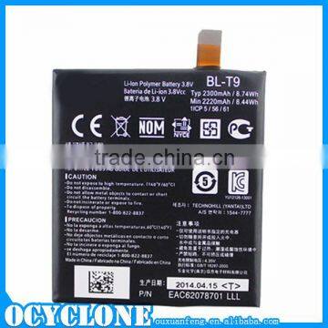 2014 Newest Mobile Phone Battery BL-T9 for LG Nexus 5 16GB Battery 2300mAh