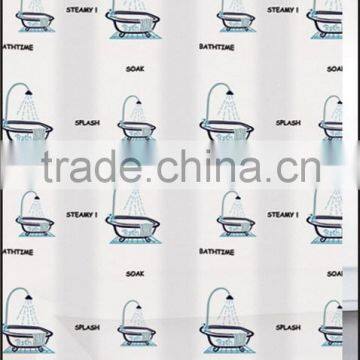 Printed EVA Shower Curtain, Good Quality,180*180cm