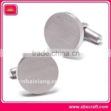 Polished and Ornament Silver Plated Cufflinks photo-6