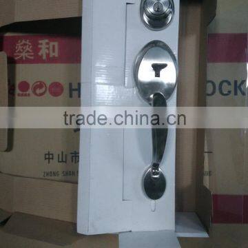 Zinc Alloy Security Lockset Handle and Knob Mortise Gate Lock photo-3