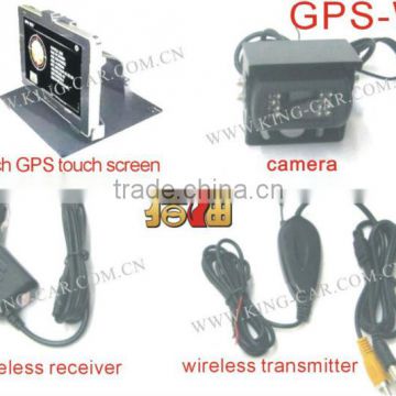 24Voltage wireless reverse camera 7inch GPS monitor for bus truck