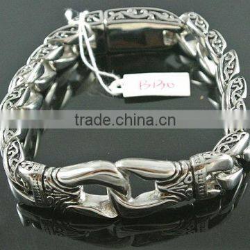 B130 stainless steel fist men's bracelets