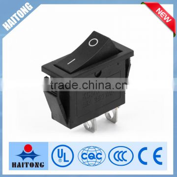 2 pin black waterproof rocker switch hot selling