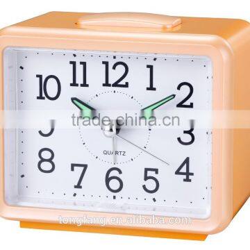 Bell Beep Square Quartz Alarm Clock for elderly