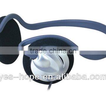 cheap behind neck headphone suit for train/bus/airline