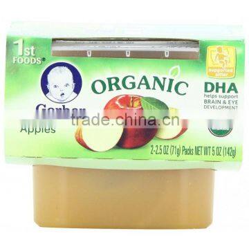 2 x 2.5oz Organic Apple Foods