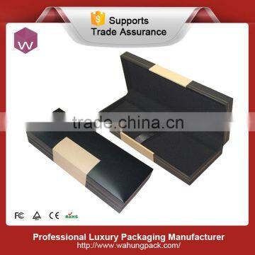 Leather packaging box for pens, high quality plastic pen box for sale