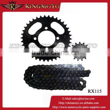 Motorcycle Sprocket Wheel / Motorcycle Chain And Sprocket Kits / India Standard Chain Sprocket set