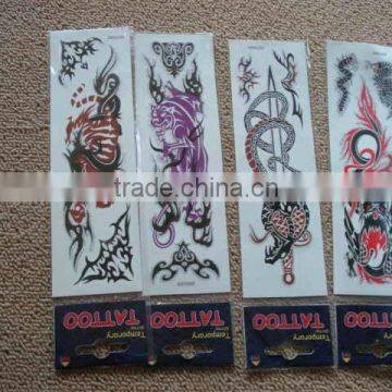 temporary tattoo sticker