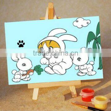 stretched canvas line canvas for kids