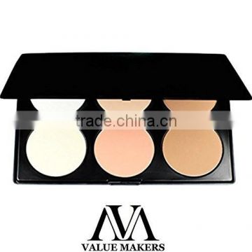 Hot sale Pressed Powder Foundation Highlight Cosmetic Shading Powder compact