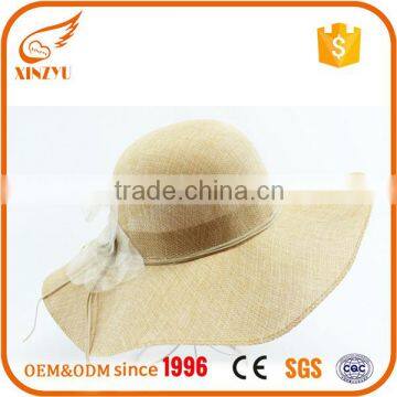 Guangdong beach raffia fedora wide brim peru sun straw hats for women                        
                                                                                Supplier's Choice