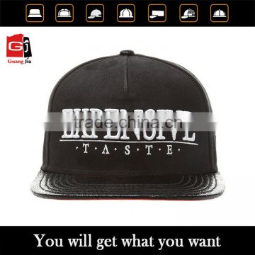 5 panels hat snapback, china high quality factory wholesale snapback hats