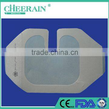 CE approved transparent iv wound care surgical dressing