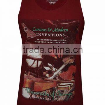 Graphic Printed OEM Manufacturer Tank Tops