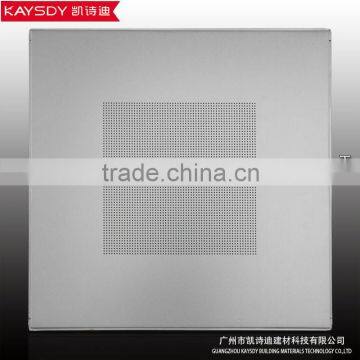 lay-in square aluminium suspended panel,decorative false ceiling panel perforated