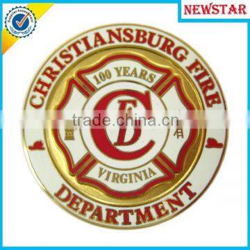 Free design gold silver plating custom challenge coin