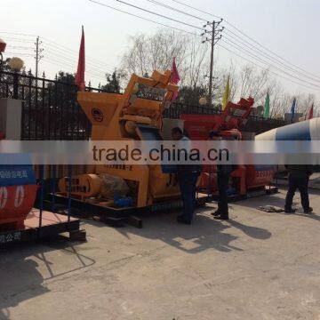 Price Of Portable JS500 Double Horizontal Axle Concrete Mixer For Sale photo-2