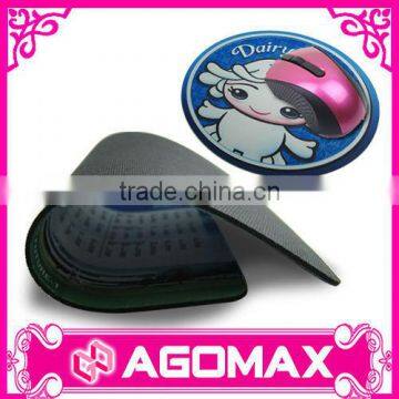 Practical CMYK offset printed washable fabric cloth promotion mouse mat