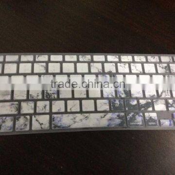 White Marble 0.3MM Silicone Keyboard Skin for Laptop Keyboard photo-6