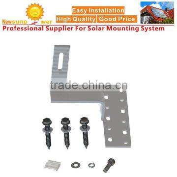 Solar Panel Mounting Brackets Pitched Tile Roof Hook System