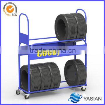 Mobile Metal Tire Trolley