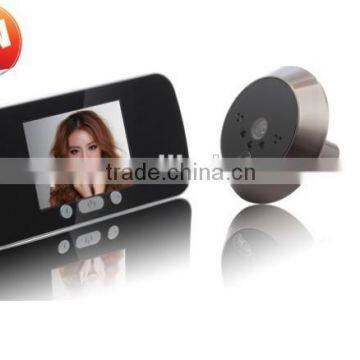 Peephole Video Doorbell IR night vision HD video recording TF card door viewer