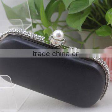 High Quality Jeweled Metal Box Frames Elliptic Clutch Bag Frame photo-4
