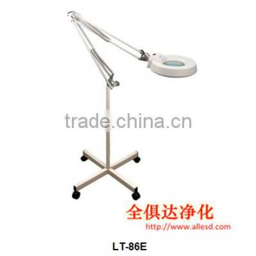 Vertical Stand Type ESD Optical 5X Lens LED Magnifying Lamp Medical