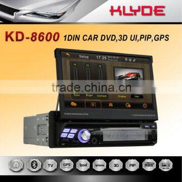 1din Universal Touchscreen Car DVD GPS with Video input