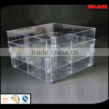 Clear acrylic candy case with lid empty candy boxes