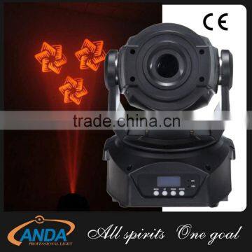 Hot selling led moving head spot light/30w mini led moving head/dmx stage light