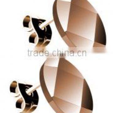 Hot selling tungsten earings rose gold earrings unique jewelry china alibaba