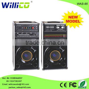 2.0 DJ bass speaker with DVD light