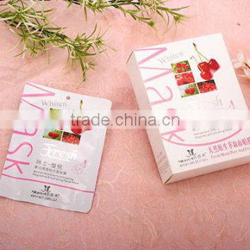 Switzerland Cherry Whitening,Regulating,Hydrating Facial Mask, whitening moisturizing facial mask