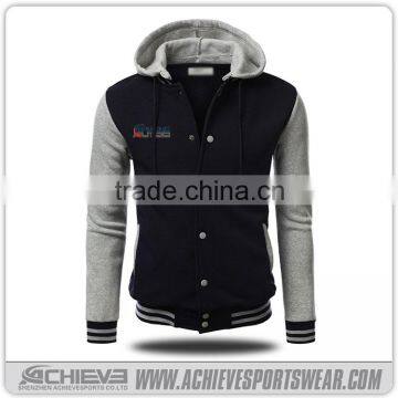 custome fleece warm sublimation fashion jacket