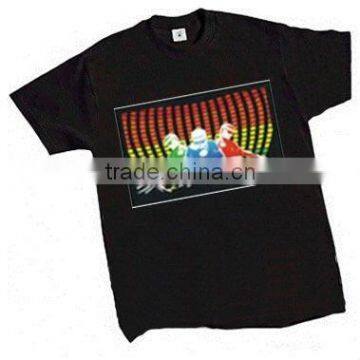 EL Flashing T-shirt, Sound Sensor Activated Fantastic