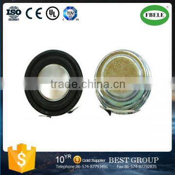 FB27CP08M1(GP) 8ohm 1watt mini mylar waterproof speaker for small full range (FBELE)