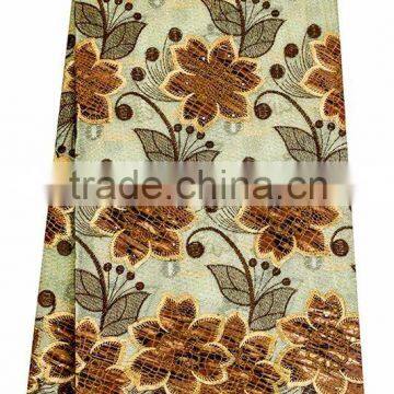 CL17-54 Multicolor Wonderful Flower Pattern Organza Lace for Halloween Dress French Lace Fabric photo-2