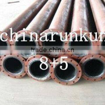 supply Q235 series steel alloyed coal conveying wearing tube for coal machinery/OD80- 30000 mm/Runkun200